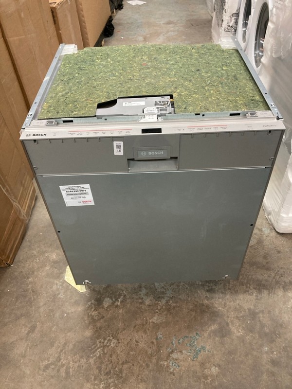 Lot 46  
            Nottingham SR2 - Delivery or Collection 

                
BOSCH INTEGRATED DISHWASHER MODEL NO:SMV68MD00G/63