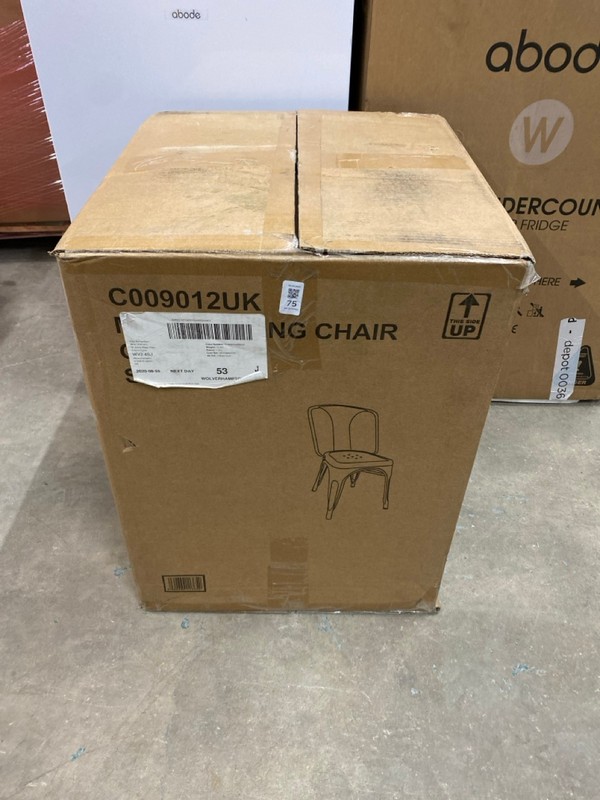 Lot 75  
            Nottingham SR2 - Collection Only 

                
METAL DINING CHAIR SET OF 2 (COLLECTION ONLY)