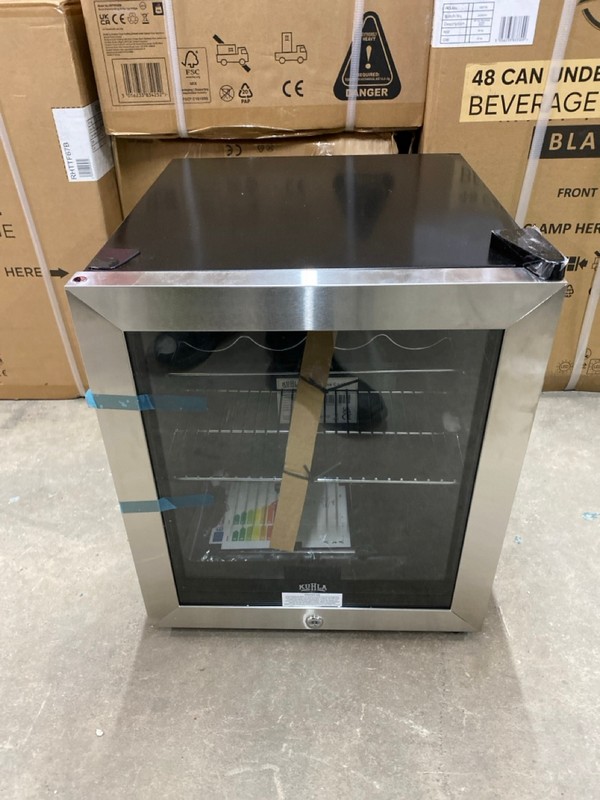 Lot 84  
            Nottingham SR2 - Delivery or Collection 

                
KUHLA GLASS DOOR DRINKS COOLER WITH LOCK MODEL NO: KBC1SS