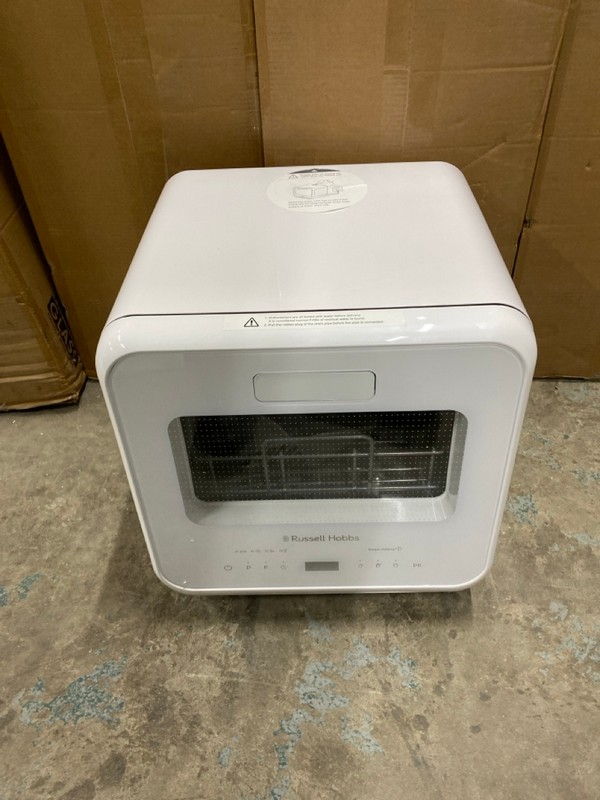 Lot 91  
            Nottingham SR2 - Delivery or Collection 

                
RUSSELL HOBBS TABLE TOP 2 PLACE DISHWASHER MODEL NO: RH2TTDW101W