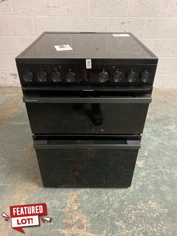 Lot 10  
            Nottingham SR3 - Delivery or Collection 

                
HISENSE FREESTANDING COOKER MODEL NO: HDCEC6C20B ORIGINAL RRP: £499