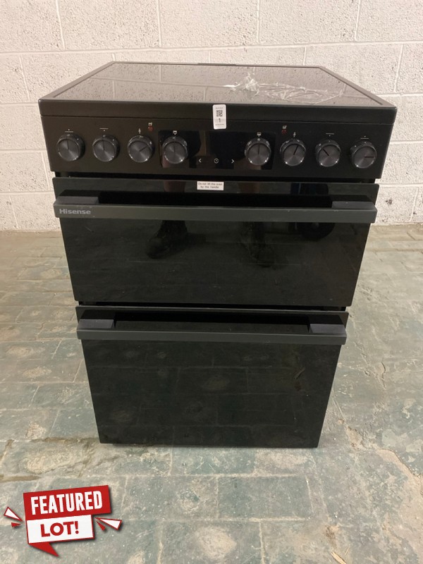 Lot 1  
            Nottingham SR3 - Delivery or Collection 

                
HISENSE FREESTANDING COOKER MODEL NO: HDCEC6C20B ORIGINAL RRP: £499