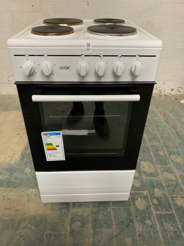 Lot 22  
            Nottingham SR3 - Delivery or Collection 

                
LOGIK FREESTANDING COOKER MODEL NO: LFSE50W25