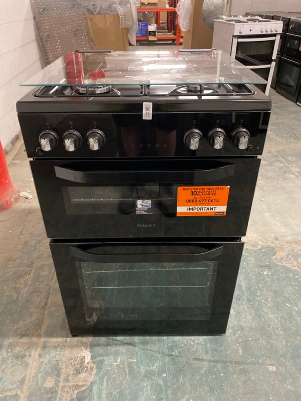 Lot 32  
            Nottingham SR3 - Delivery or Collection 

                
HOTPOINT FREESTANDING COOKER MODEL NO: HDG6GDCB1
