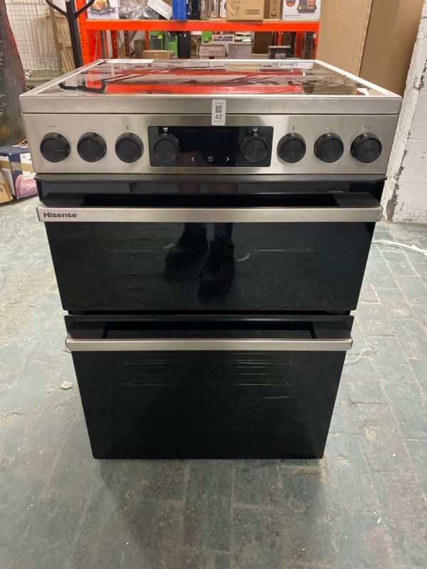 Lot 42  
            Nottingham SR3 - Delivery or Collection 

                
HISENSE FREESTANDING COOKER MODEL NO: HDCEC6C20X