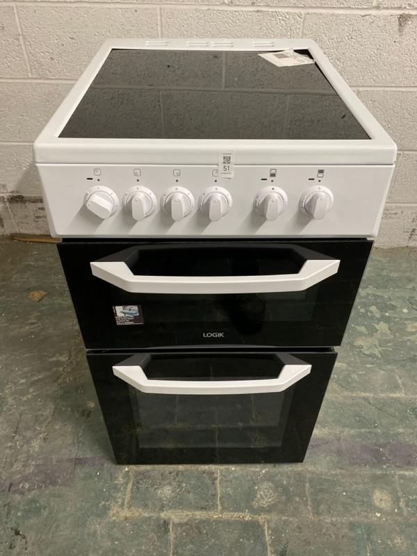 Lot 51  
            Nottingham SR3 - Delivery or Collection 

                
LOGIK FREESTANDING COOKER MODEL NO: LFTC50W23