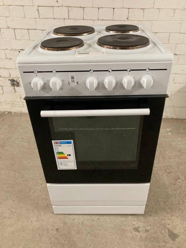 Lot 66  
            Nottingham SR3 - Delivery or Collection 

                
LOGIK FREE STANDING ELECTRIC COOKER MODEL NO:LFSE50W25