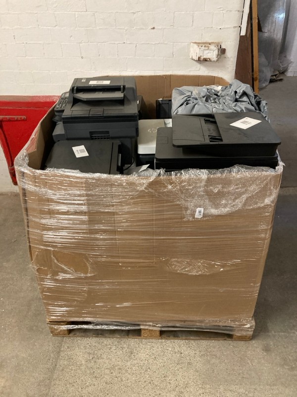 Lot 76  
            Nottingham SR3 - Delivery or Collection 

                
PALLET OF VARIOUS PRINTERS (Printer Harvest 22/10/2025)