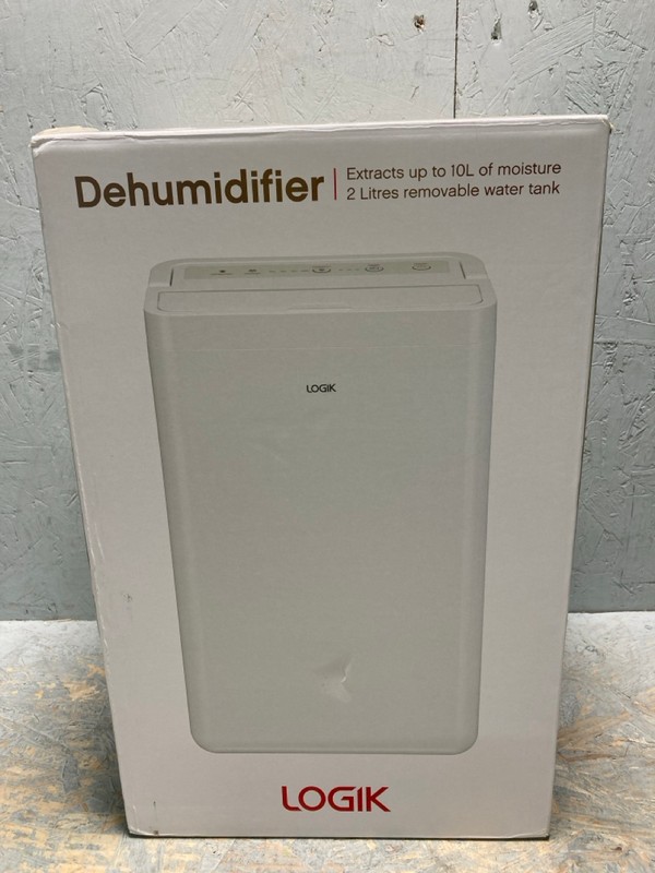 Lot 10  
            Nottingham SR6 - Delivery Or Collection 

                
LOGIK 10L DEHUMIDIFIER ORIGINAL RRP: £109.00