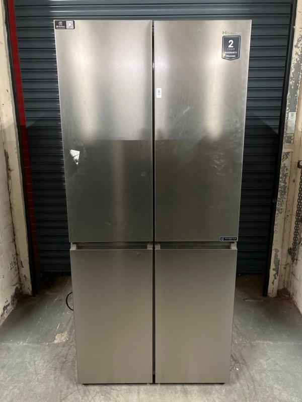 Lot 111  
            Nottingham SR6 - Delivery Or Collection 

                
HISENSE PUREFLAT FRIDGE FREEZER MODEL: RQ5P470SAID ORIGINAL RRP: £849.00
