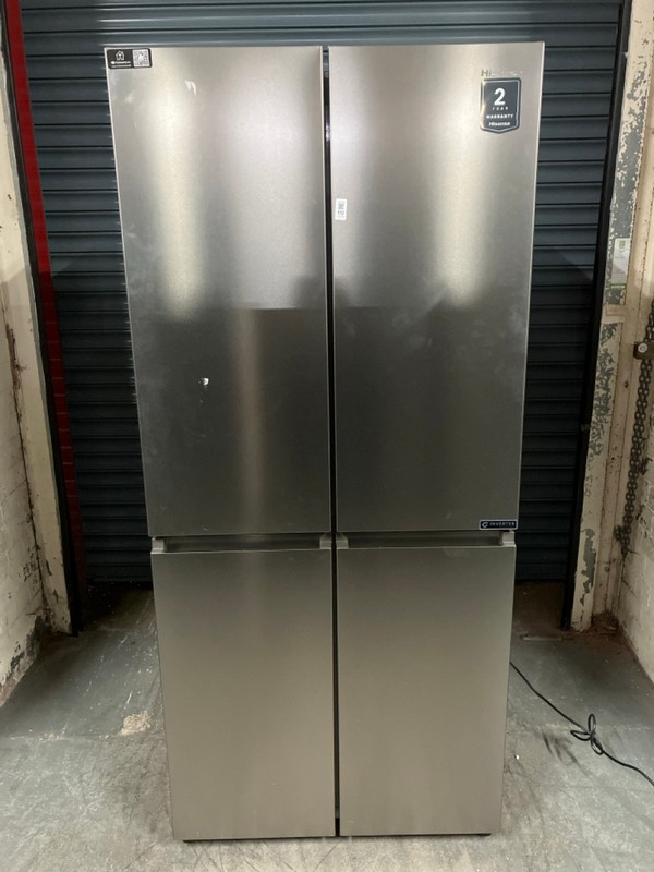 Lot 112  
            Nottingham SR6 - Delivery Or Collection 

                
HISENSE PUREFLAT FRIDGE FREEZER MODEL: RQ5P470SAID ORIGINAL RRP: £849.00