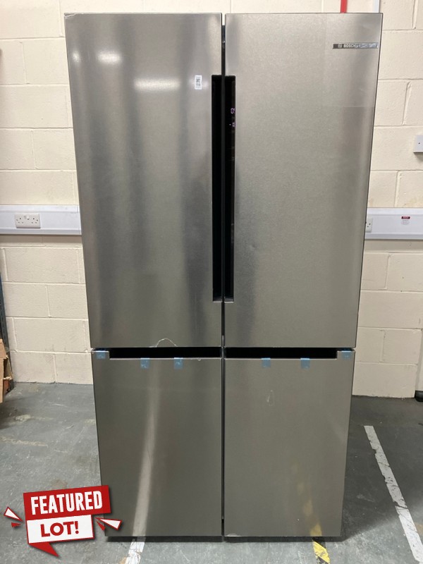 Lot 118  
            Nottingham SR6 - Delivery Or Collection 

                
BOSCH SERIES 4 AMERICAN FRIDGE FREEZER MODEL: KFN96VPEAG ORIGINAL RRP: £1,399.00