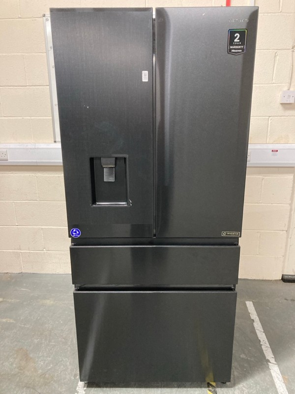 Lot 126  
            Nottingham SR6 - Delivery Or Collection 

                
HISENSE PUREFLAT FRIDGE FREEZER MODEL: RF540N4WFE ORIGINAL RRP: £899.00