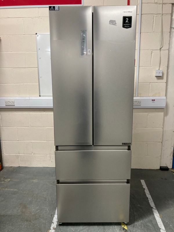 Lot 130  
            Nottingham SR6 - Delivery Or Collection 

                
HISENSE PUREFLAT FRIDGE FREEZER MODEL: RF632N4AIE1 ORIGINAL RRP: £699.00