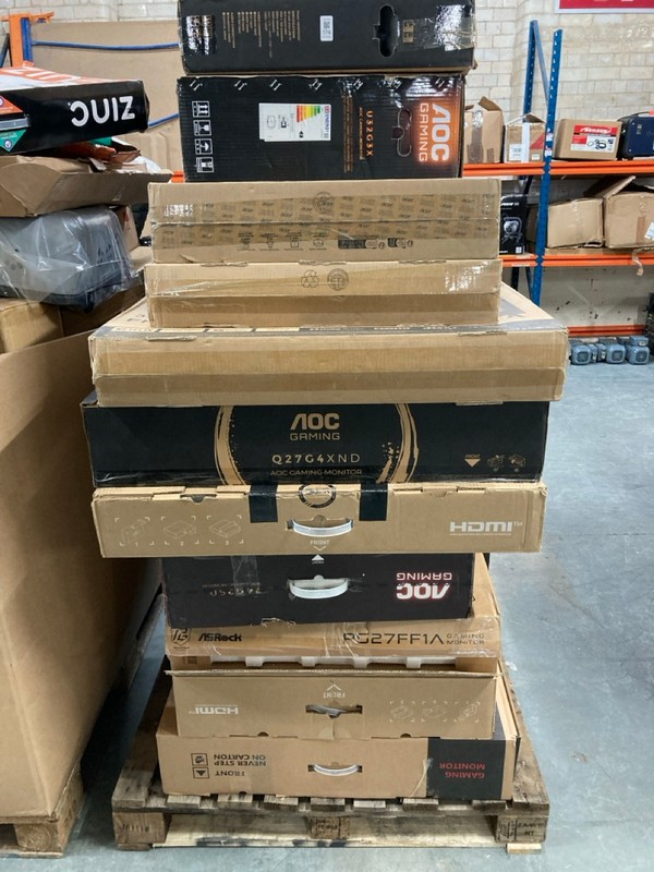 Lot 174  
            Nottingham SR6 - Delivery Or Collection 

                
PALLET OF TV'S AND MONITORS TO INC LG, AOC, LENOVO AND TCL (SMASHED, SALVAGE, SPA...