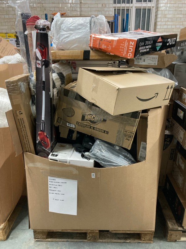 Lot 175  
            Nottingham SR6 - Delivery Or Collection 

                
PALLET OF ITEMS TO INC MIRA ELECTRIC SHOWER, GARDEN ITEMS, PET PRODUCTS AND A SCO...