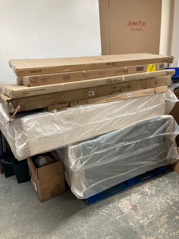 Lot 191  
            Nottingham SR6 - Collection Only 

                
PALLET OF DIVAN BASES AND BED FRAME PARTS (ALL ITEMS MUST BE TAKEN - COLLECTION O...
