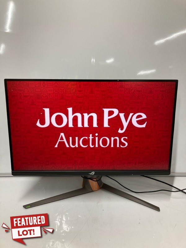 Lot 22  
            Nottingham SR6 - Delivery Or Collection 

                
ASUS 27" GAMING MONITOR PG27AQN (WITH POWER CABLE, STAND) (SCUFFED BEZEL, SCRATCH...