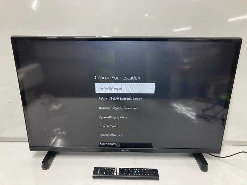 Lot 26  
            Nottingham SR6 - Delivery Or Collection 

                
FINLUX 32" TV MODEL: 32MH24F (WITH REMOTE, STAND AND BOX) ORIGINAL RRP: £119.00