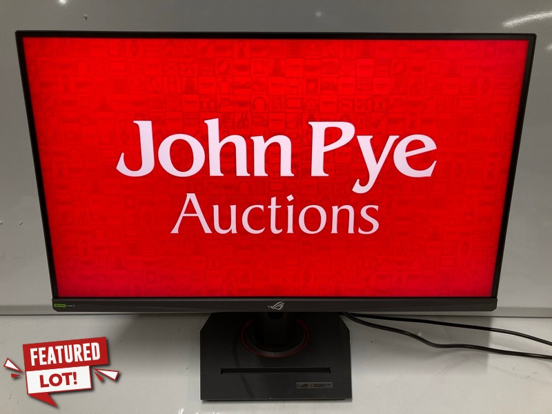 Lot 30  
            Nottingham SR6 - Delivery Or Collection 

                
ASUS ROG 27" GAMING MONITOR MODEL:L MAG 274UPF (WITH POWER CABLE, STAND AND BOX) ...