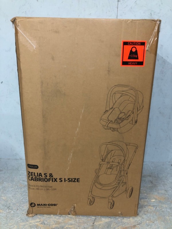 Lot 72  
            Nottingham SR6 - Delivery Or Collection 

                
MAXI-COSI ZELIA S & CABRIOFIX I-SIZE TRAVEL SYSTEM ORIGINAL RRP: £309.00