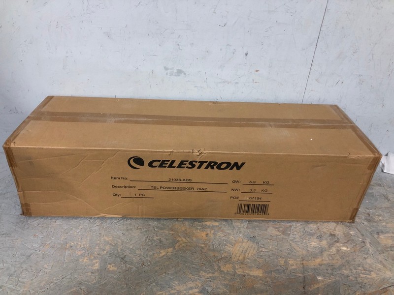 Lot 86  
            Nottingham SR6 - Delivery Or Collection 

                
CELESTRON POWERSEEKER 70AZ TELESCOPE