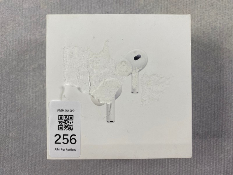 Lot 256  
            Nottingham Prem - Delivery Only 

                
APPLE AIRPODS PRO EARPHONES: MODEL NO A3047, A2968, A3048 (WITH BOX)  [JPTN48631]