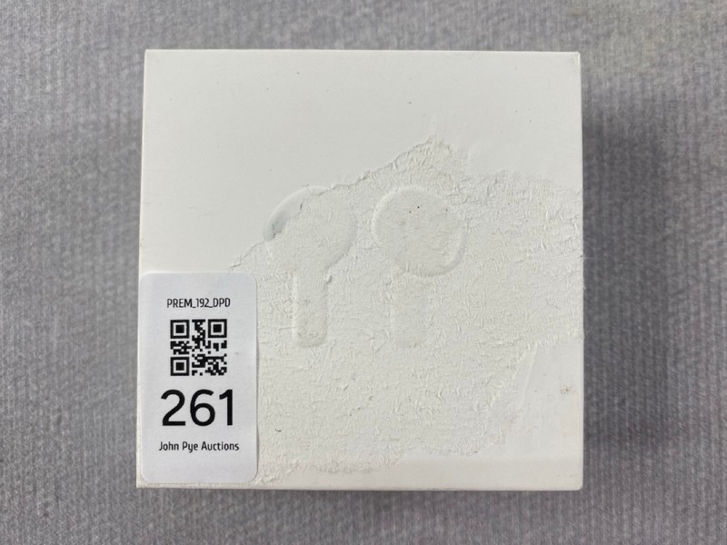 Lot 261  
            Nottingham Prem - Delivery Only 

                
APPLE AIRPODS 4 EARPHONES: MODEL NO A3050 A3053 A3058 (WITH BOX)  [JPTN48593]