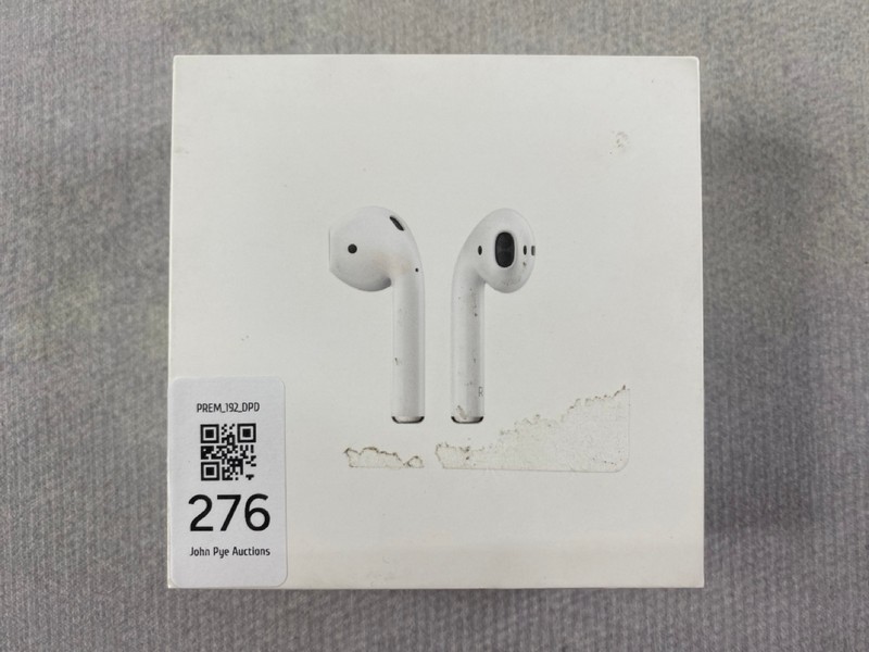 Lot 276  
            Nottingham Prem - Delivery Only 

                
APPLE AIRPODS EARPHONES: MODEL NO A1523, A1722, A1602 (FAULTY LEFT EARPHONE)  [JP...