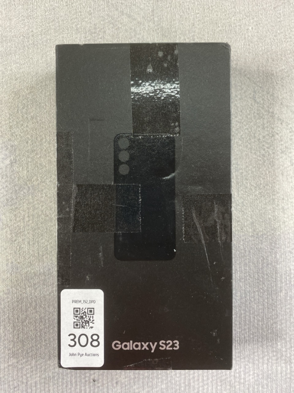 Lot 308  
            Nottingham Prem - Delivery Only 

                
SAMSUNG GALAXY S23 128GB SMARTPHONE IN BLACK: MODEL NO SM-S911B/DS (WITH BOX & AC...