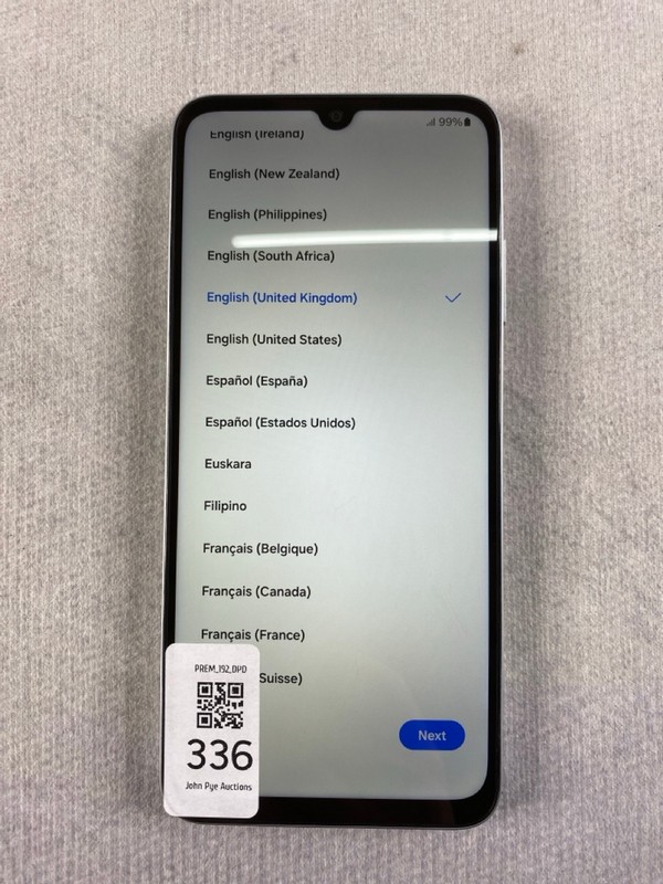 Lot 336  
            Nottingham Prem - Delivery Only 

                
SAMSUNG GALAXY A05S 64GB SMARTPHONE IN SILVER: MODEL NO SM-A057G/DS  [JPTN48574]