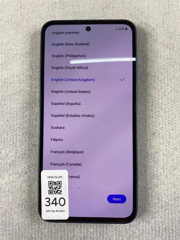 Lot 340  
            Nottingham Prem - Delivery Only 

                
SAMSUNG GALAXY S23 128GB SMARTPHONE IN BLACK: MODEL NO SM-S911B/DS  [JPTN48589]