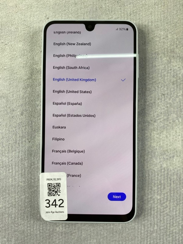 Lot 342  
            Nottingham Prem - Delivery Only 

                
SAMSUNG GALAXY A16 128GB SMARTPHONE IN GREY: MODEL NO SM-A165F/DSB  [JPTN48588]