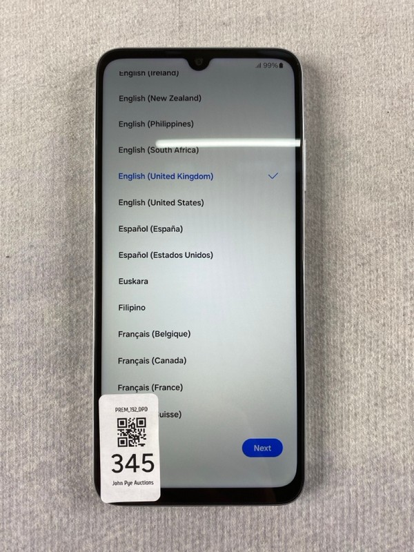 Lot 345  
            Nottingham Prem - Delivery Only 

                
SAMSUNG GALAXY A05S 64GB SMARTPHONE IN SILVER: MODEL NO SM-A057G/DS  [JPTN48576]