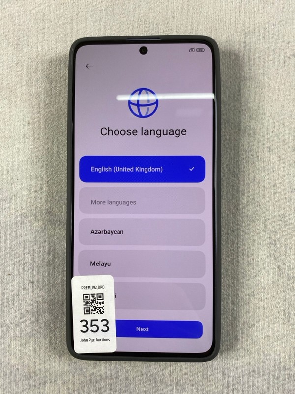 Lot 353  
            Nottingham Prem - Delivery Only 

                
XIAOMI REDMI 13 PRO 512GB SMARTPHONE IN PURPLE. (WITH BOX & ACCESSORIES)  [JPTN48...