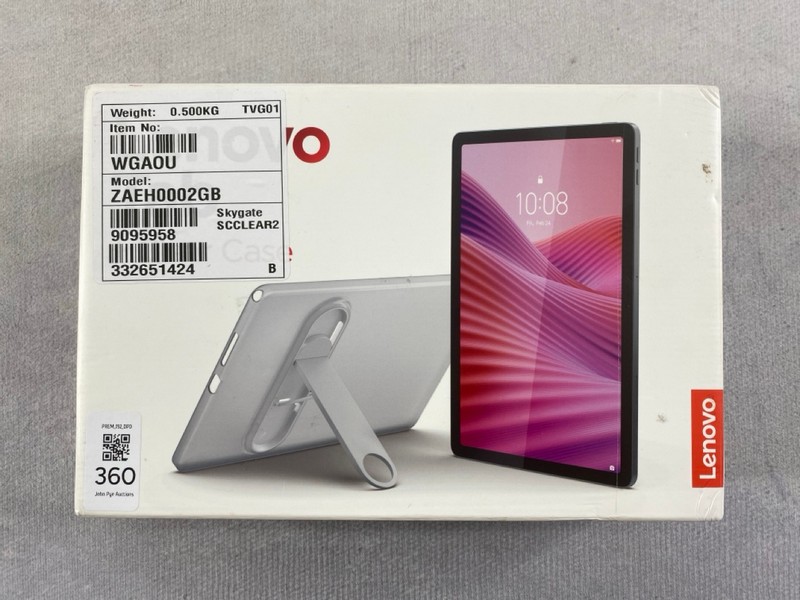 Lot 360  
            Nottingham Prem - Delivery Only 

                
LENOVO TAB 10.1  TABLET WITH WIFI. (WITH BOX & ACCESSORIES)  [JPTN48538]