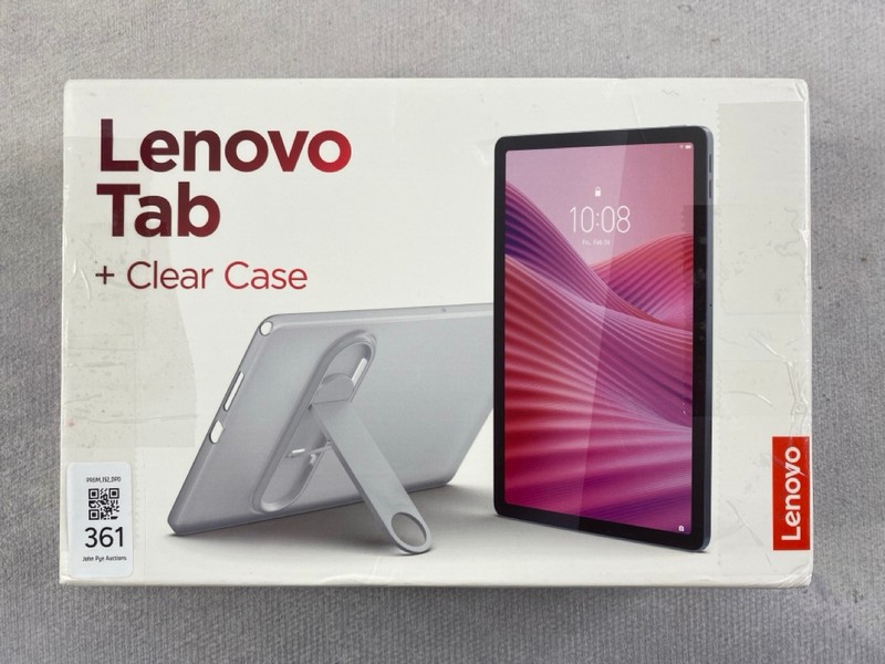 Lot 361  
            Nottingham Prem - Delivery Only 

                
LENOVO TAB 10.1  TABLET WITH WIFI. (WITH BOX & ACCESSORIES)  [JPTN48536]