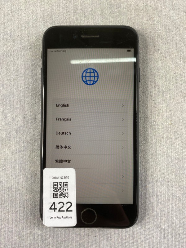 Lot 422  
            Nottingham Prem - Delivery Only 

                
APPLE IPHONE 8 64GB SMARTPHONE: MODEL NO A1905 (HOME BUTTON FAULT)  [JPTN48177]