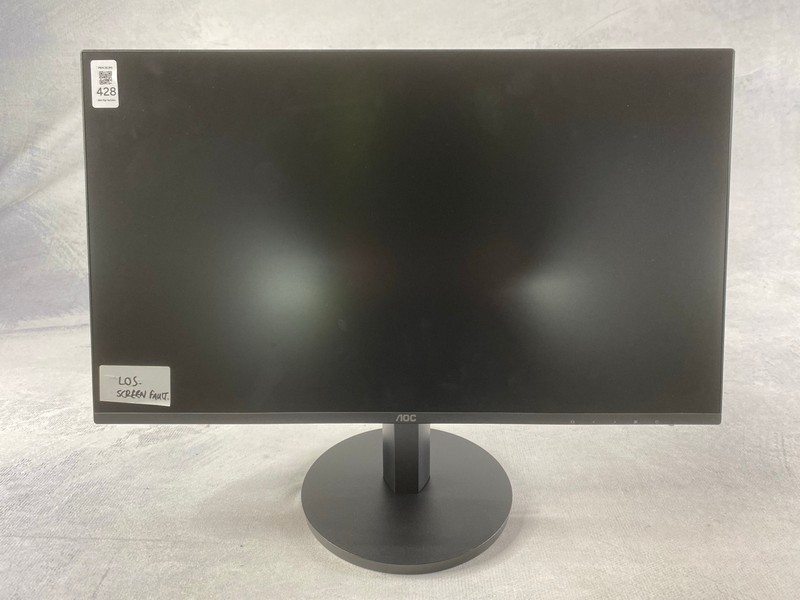 Lot 428  
            Nottingham Prem - Delivery Only 

                
AOC 24" MONITOR MODEL 24B3HA2 (WITH STAND,WITH POWER SUPPLY,LINE ON SCREEN,SCREEN...