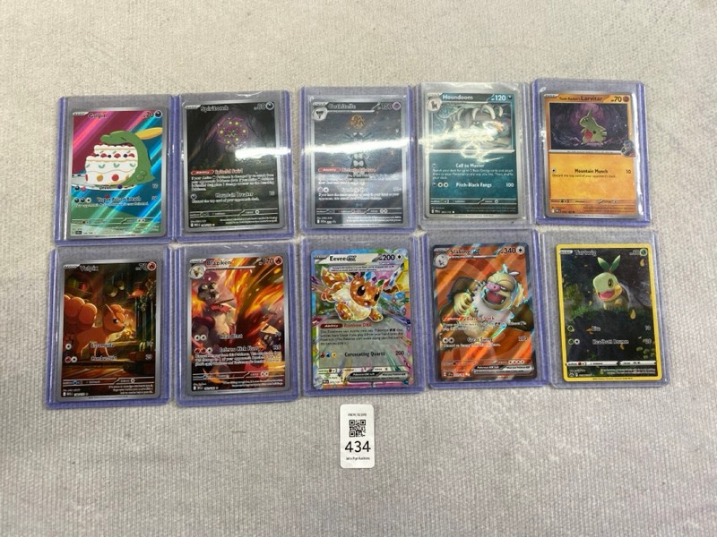 Lot 434  
            Nottingham Prem - Delivery Only 

                
10 X RARE POKEMON CARDS