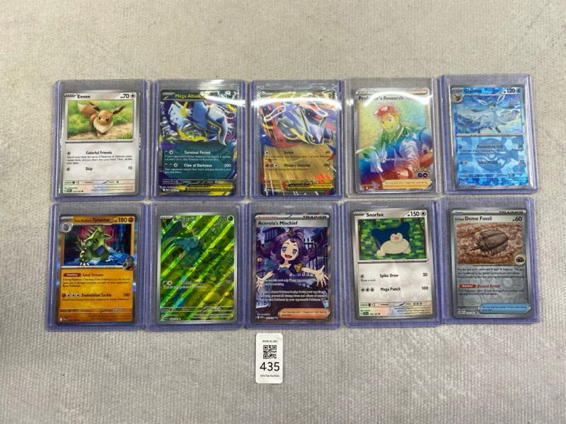 Lot 435  
            Nottingham Prem - Delivery Only 

                
10 X RARE POKEMON CARDS