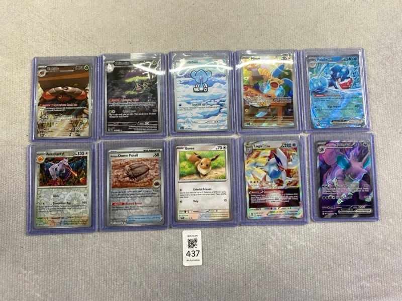 Lot 437  
            Nottingham Prem - Delivery Only 

                
10 X RARE POKEMON CARDS