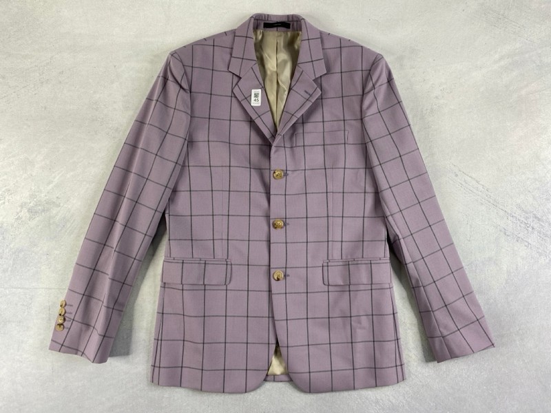 Lot 45  
            Nottingham Prem - Delivery Only 

                
PAUL SMITH MENS BUTTON JACKET.SIZE 38/6R MADE FROM 100% WOOL