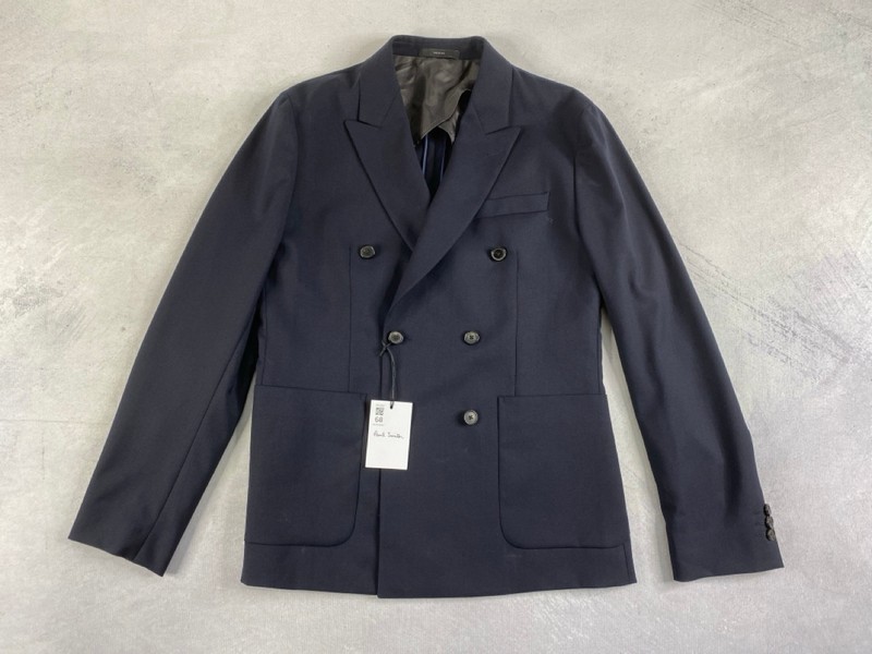 Lot 68  
            Nottingham Prem - Delivery Only 

                
PAUL SMITH MENS BUTTON JACKET.SIZE 38R/48R MADE FROM 100% WOOL