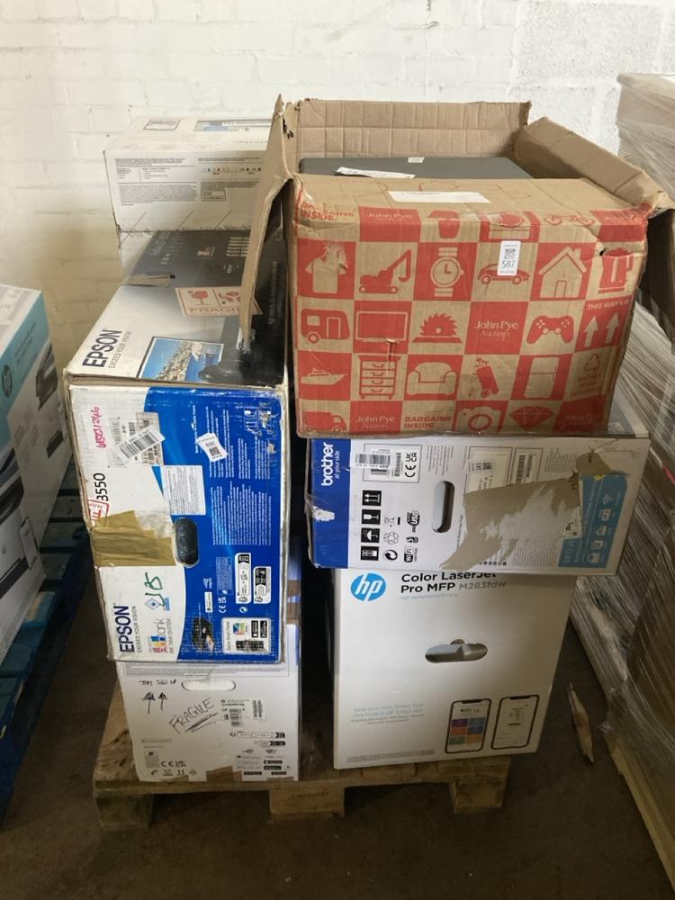Lot 104  
            Birmingham Premium - Collection or Optional Delivery Available 

                
10 X PRINTERS TO INCLUDE HP, EPSON, BROTHER PRINTERS (ORIGINAL RRP - £1600). [JPT...
