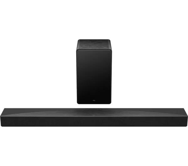 Lot 55  
            Birmingham Premium - Collection or Optional Delivery Available 

                
TCL 5.1 CHANNEL DOLBY ATMOS & DTS:X Q65HK SOUNDBAR (ORIGINAL RRP - £329): MODEL N...