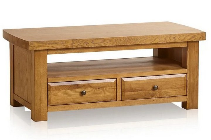 Lot 152  
            Marchington SR10 - Delivery or Collection 

                
OAK FURNITURELAND HERCULES RUSTIC SOLID OAK 2 DRAWER COFFEE TABLE - ORIGINAL RRP ...
