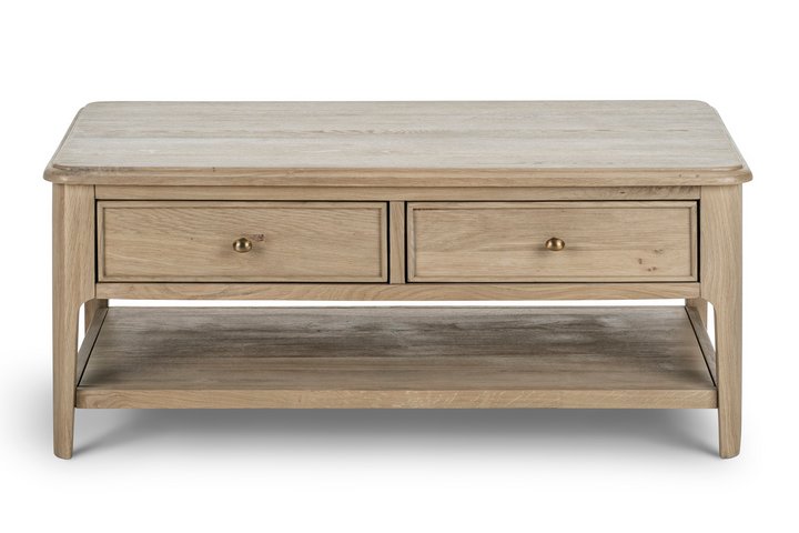 Lot 166  
            Marchington SR10 - Delivery or Collection 

                
OAK FURNITURELAND NEWTON LIGHT NATURAL SOLID OAK COFFEE TABLE - ORIGINAL RRP £399...