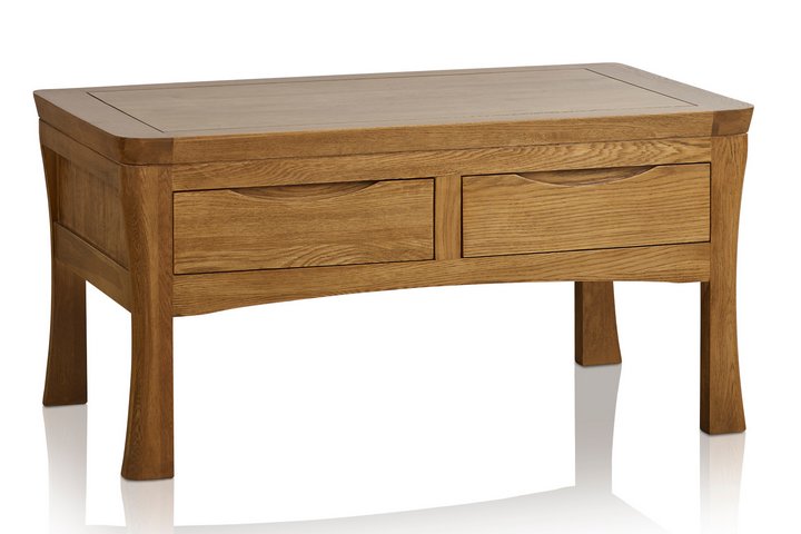 Lot 167  
            Marchington SR10 - Delivery or Collection 

                
OAK FURNITURELAND ORRICK RUSTIC SOLID OAK 4 DRAWER STORAGE COFFEE TABLE - ORIGINA...