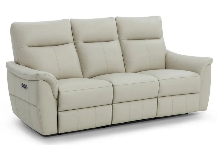 Lot 41  
            Marchington SR10 - Delivery or Collection 

                
OAK FURNITURELAND ALDO 3 SEATER RECLINER SOFA IN BONECHINA LEATHER - ORIGINAL RRP...